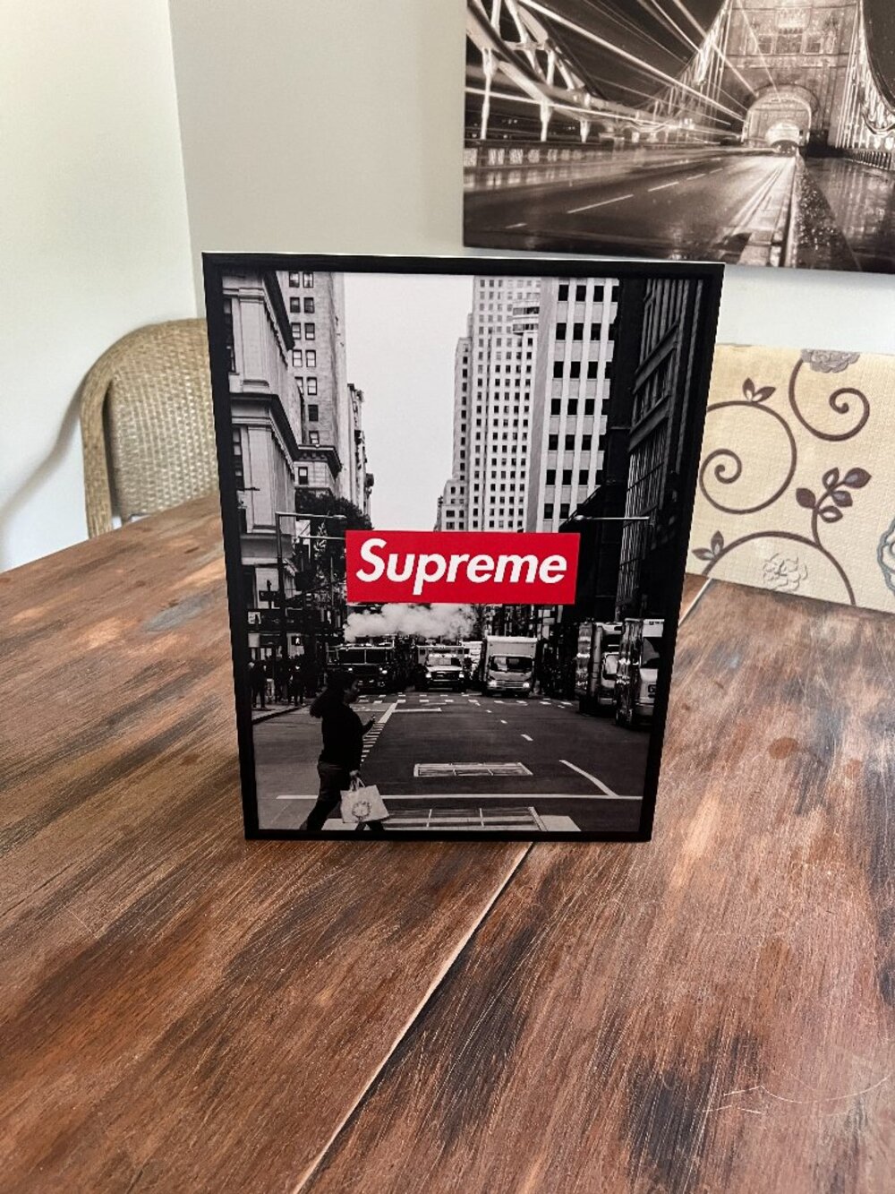Supreme Brand City Street View 12x16 Portrait Print – Hypebeast Wall Art